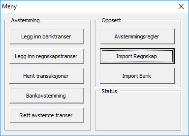 Bankavstemming
