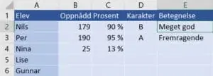 excel hvis