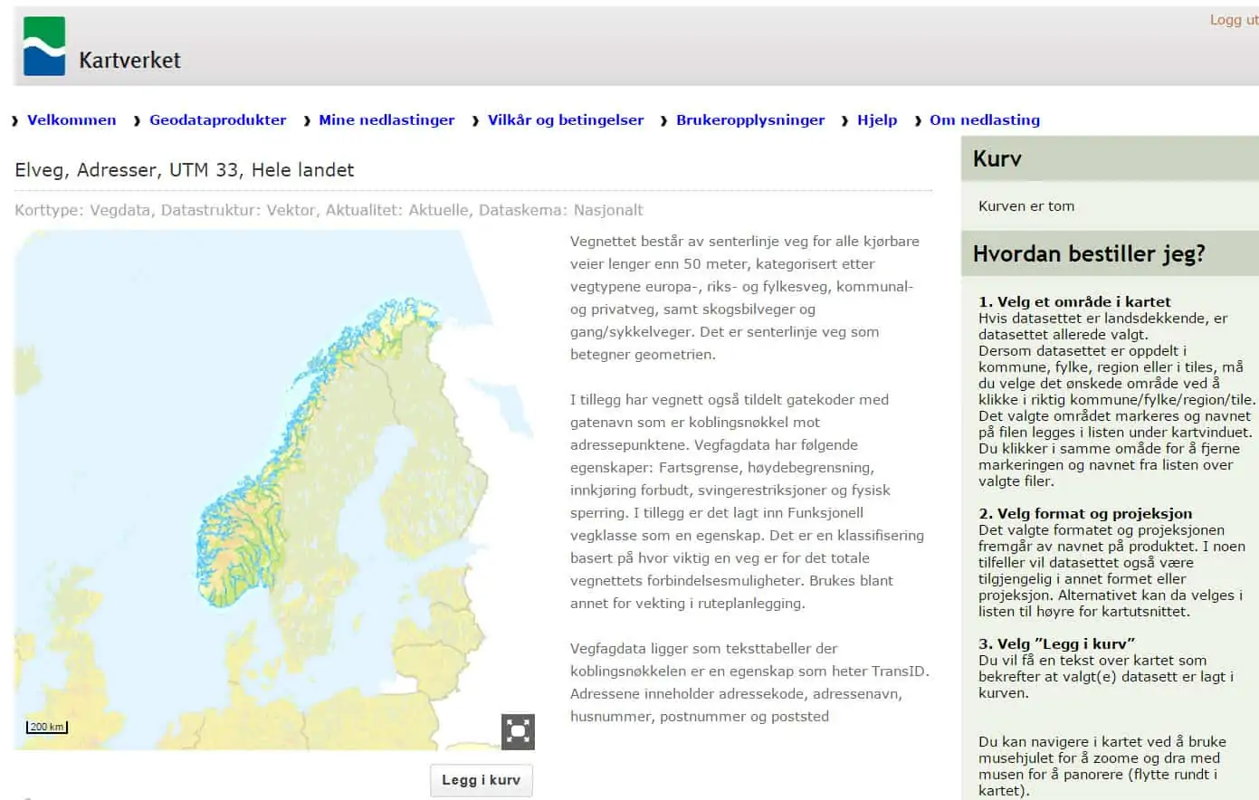 Lese datafiler på SOSI-format (.sos) i Excel