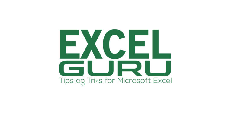 Beregne Tabelltrekk med Excel